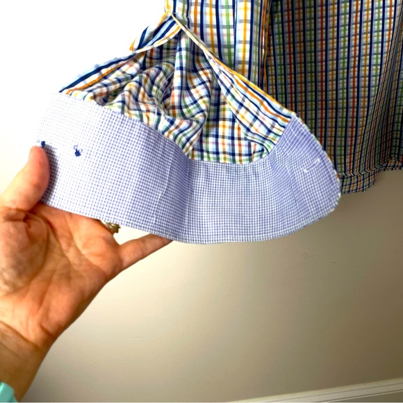 BUGATCHI Dress Shirt Button Down Long Sleeve Plaid XXL - Picture 3 of 14